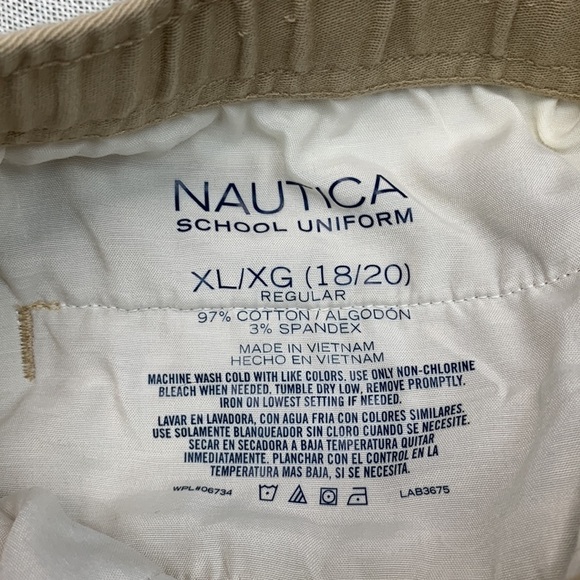 NAUTICA Big Boys Uniform Evan Tapered-Fit Stretch Joggers Size XL (18/20) - Picture 5 of 10